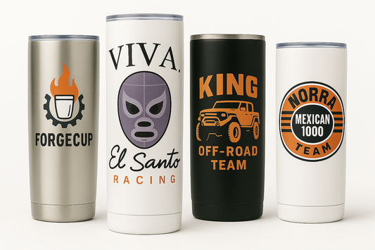 Custom 20oz Slender Double-Wall Tumbler – Personalized with Your Logo